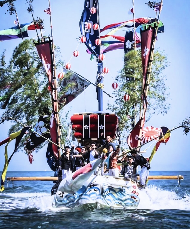 神島天神祭 御渡り