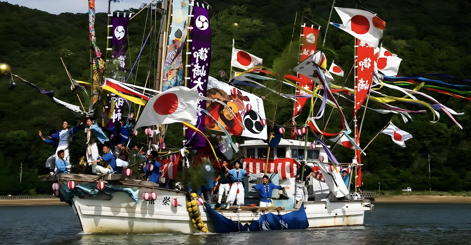 神島天神祭 御渡り